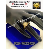 🔥Cincin Boba Suasa Cop 916🔥💯designsebijimacamori💯