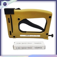 Meite HM515 Frame Gun Nailer With 1000pcs Nails Manual Flex Point Tacker Framing Pin Stapler