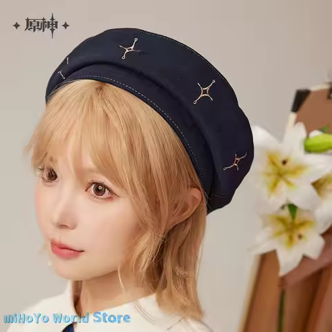 [Genuine] Albedo Beret MiHoYo Official Original Genshin Impact Albedo Theme Impression Hat Doujin Wo