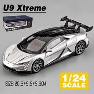 LEO 1:24 BYD U9 Xtreme Diecast Model Car Alloy Cars Toys Collection Gift For Kids Boy Girl