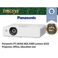 Panasonic PT-LB356 XGA 3300 Lumens 3LCD Projector, Office, Education Use LB356