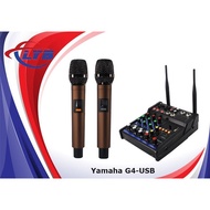 ◬ ⚽︎ ❦ Yamaha G4-USB Mixer 4 Channel USB/BLUETOOTH with 2pcs Wireless Microphone