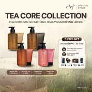 [READY STOCK] CLEF Tea Core Gentle Bath Gel & Daily Nourishing Lotion | Oolong Tea | White Tea | Gre