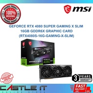 MSI RTX 4080 SUPER GAMING X SLIM 16GB GDDR6X NVIDIA GeForce Graphic Card RTX4080S-16G-GAMING-X-SLIMb