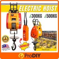 300kg 500kg King Kong Electric Hoist Heavy Duty Hoist Kren Hoist Lifting Crane Hoist Crane Winch Ele