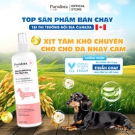 Dry Deodorizing Spray for Dogs with Sensitive Skin - Puodora Lab, Mild White Tea Scent, Lasts Many D