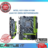 Castle IT Intel H311-DS4 H110M 6th 7th 8th 9th Gen Core i3 i5 i7 Intel LGA1151 Motherboard DDR4