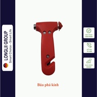 Emergency glass breaking hammer