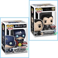 Chai Baoqu FUNKO POP 627 1127 Captain America Black Superman Luminous Edition Avengers Justice Leagu