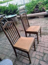 ☼ 橋頭寶 二手原木椅，本店提供老物件代客整理+去除舊漆服務