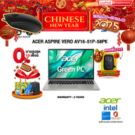 [ผ่อน 0% 10 ด.]ACER ASPIRE VERO AV16-51P-58PK/ Ultra 5 125U/ประกัน 2 Years