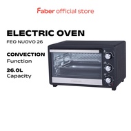 Faber Electric Oven Feo Nuovo 26bk - Black (26.0L/1500W)