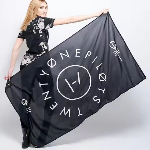 FLAGLINK 90x150 CM Twenty One Pilots Flag For Decorative