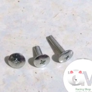 Umbrella screws 6 mm 1, 2, 3 cm to catch the coat