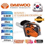 DAEWOO DCS2512T 12 Inch Chainsaw Daewoo Chain Saw Gasoline Saw Chain Gergaji Mesin Gergaji Kayu Mesin Gergaji