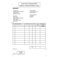 Standard invoice Template ( E-invoice Malaysia required Info)