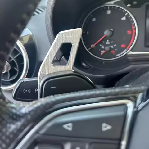2Pcs Car Steering Wheel Paddle Gear Shift Paddles Accessories For Audi A3 A4L A5 A6L A7 A8 S3 S5 SQ5