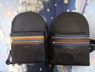 現貨 Paul Smith Leather Backpack bag 真皮背包背囊 電腦袋 laptop notebook 男女通用💕 父親節禮物  father day