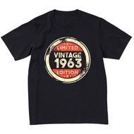 Vintage Made In 1963 T Shirt 61Th Birthday Gifts Creative Men's T-Shirt