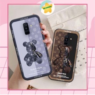 Samsung GALAXY J8 Case With BE @ RBRICK Pattern Youthful, Lovely Design, Scratch Resistant Back Cover Material