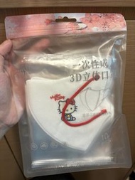 Hello kitty 3d mask 成人口罩 1包10個，獨立包裝