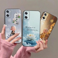 Oppo A77s case printed with calligraphy, peace, luck