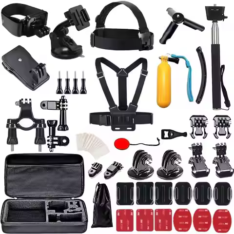 40 in 1 Action Camera Accessory Kit for GoPro Hero 13/12/9/7/6/5/4/3 GoPro Max Fusion Insta360 AKASO