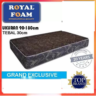 MURAH Kasur busa Royal Grand Exclusive royal foam ukuran 120-180 tebal 30cm - 120x200 nyaman dipakai