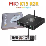 Free Shipping FiiO K13 R2R Desktop DAC & Headphone Amp, High-Fidelity 24Bit R2R DAC, Powerful 2400mW