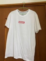 全新Nike Just do it T-shirt L號白色#25開學季