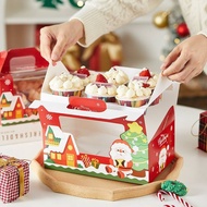 Cupcake Hampers Box/Christmas Cupcake Hampers Box/Marry Christmas Dessert Hampers/Cupcake Box