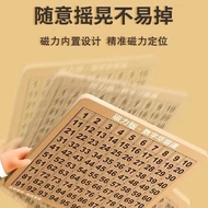 3x3 4x4 5x5 Puzzle Digital Huarong Road Game Wooden Magnetic Sliding Block Puzzle Children Education