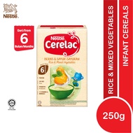 CERELAC Infant Cereals Rice & Mixed Vegetables 250g / CERELAC Bijirin Kering Beras & Sayur-Sayuran 2