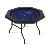 SUS-4848 可摺疊8腳型德州撲克桌 | 8人位 | 結實耐用 | 輕鬆收納 | 節省空間