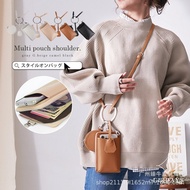 Lotte Top Layer Cowhide Shoulder Strap Women's Smart Small Phone Bag Mini iPhone Genuine Leather Pho