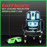 COD Taffware Self Leveling Projector Green Laser 2 Line /  LASER level komplit otomatis hilda / lase