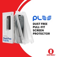 PLES Dust Free Pull-Fit Screen Protector For iP 16 Pro Max / 16 Pro 2 Pcs Pack