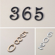 3D Three-Dimensional Number Plate Customized Acrylic Number House Number Room Number Plate Household