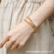 [Dajia Zhenlan Palace Product] Taofang Natural Citrine Bracelet
