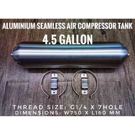 💯READY STOCK▶️ 5 GALLON ALUMINIUM SEAMLESS AIR COMPRESSOR TANK