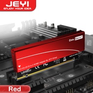 JEYI M.2 NVME To PCIE 4.0 X16 Adapter pcie x16 Gen4 Expansion Card with Aluminum Heatsink Case For S