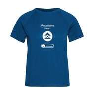 T8 Run เสื้อวิ่ง Womens Zone2 Tee แขนสั้น ผู้หญิง ใส่วิ่ง กีฬากลางแจ้ง ผ้าแห้งไว สีน้ำเงิน รุ่นใหม่