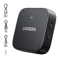 UGREEN Bluetooth 5.2トランスミッター＆レシーバー 小型 ブルートゥース送信機受信機 一台二役 2台同時接続 テレビ/Airpodsイヤホン/スピーカー/飛行機/PC/MP3/ジムな