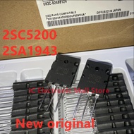5Pairs - 10PCS 100% Real Original New 2SC5200 2SA1943 Japan Amplifier Transistor A1943 C5200 2SC5200