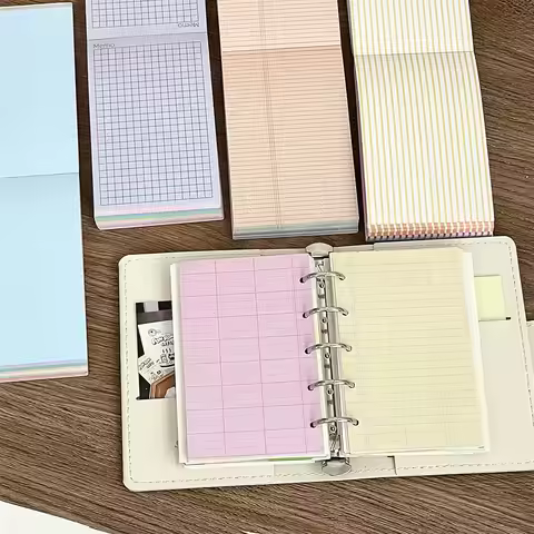 120 Sheets Memo Pad M5 Tearable Notepad No-Sticky Memo Block for Scrapbooking&Journaling Colorful No