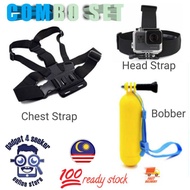 Combo action camera Gopro Akaso Eken Campark Akaso 3 in 1 Universal Action Camera Mount Chest Strap 