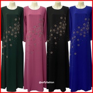 ✨ NEW JUBAH SARA ANN FURSAN BATU DIAMOND BERPOKET SAIZ 40-50