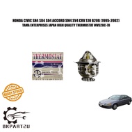 HONDA CIVIC SH4 SR4 SO4 ACCORD SM4 SV4 CRV S10 B20B COOLANT COOLING SYSTEM THERMOSTAT WV52BC-78 MADE