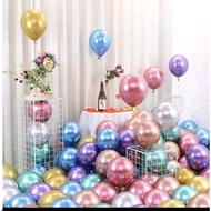 Chrome balloon / 12 inch chrome latex balloon