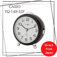 CASIO alarm clock dark brown analog small with snooze light TQ-149-5JF shipped directly from Japan